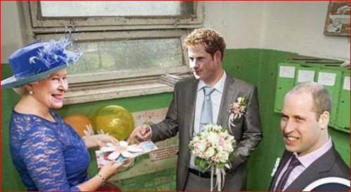 პრინცი ჰარის და მეგან მარკლის ქორწლილის ცერემონიის ყველაზე მხიარული და უცნაური ლუქები - "ჰარი, აქ ვარ! მეც შემირთე რა ცოლად!"