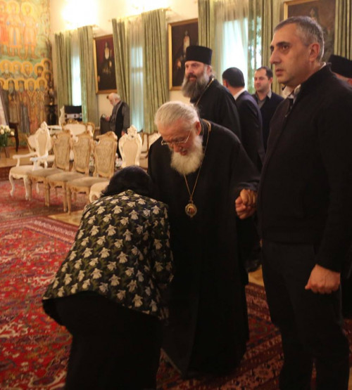 სალომე ზურაბიშვილის შეხვედრა საქართველოს კათოლიკოს-პატრიარქ ილია მეორესთან (ფოტოები და ვიდეო)