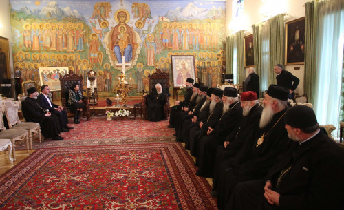 სალომე ზურაბიშვილის შეხვედრა საქართველოს კათოლიკოს-პატრიარქ ილია მეორესთან (ფოტოები და ვიდეო)